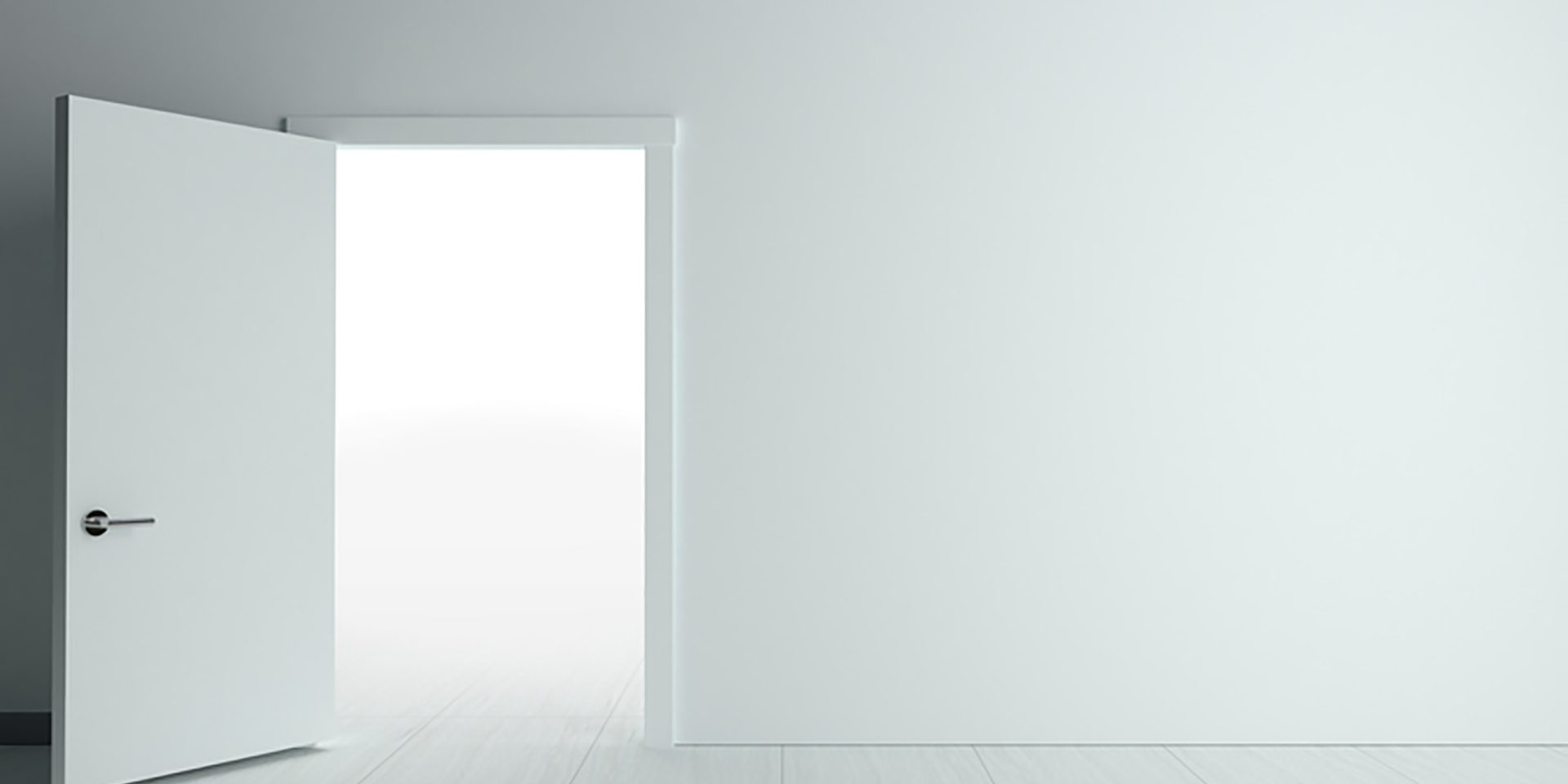 Open the door to a bright room